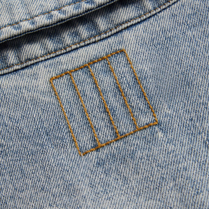 Men Kith Kith Centre Denim Jacket - Light Indigo