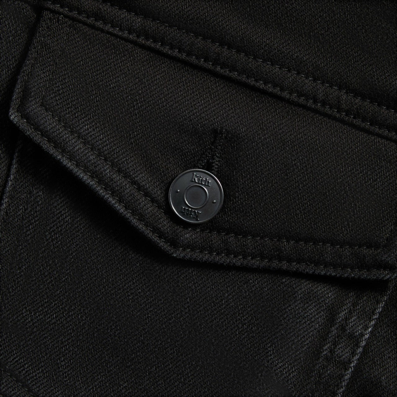 Men Kith Kith Centre Denim Jacket - Black