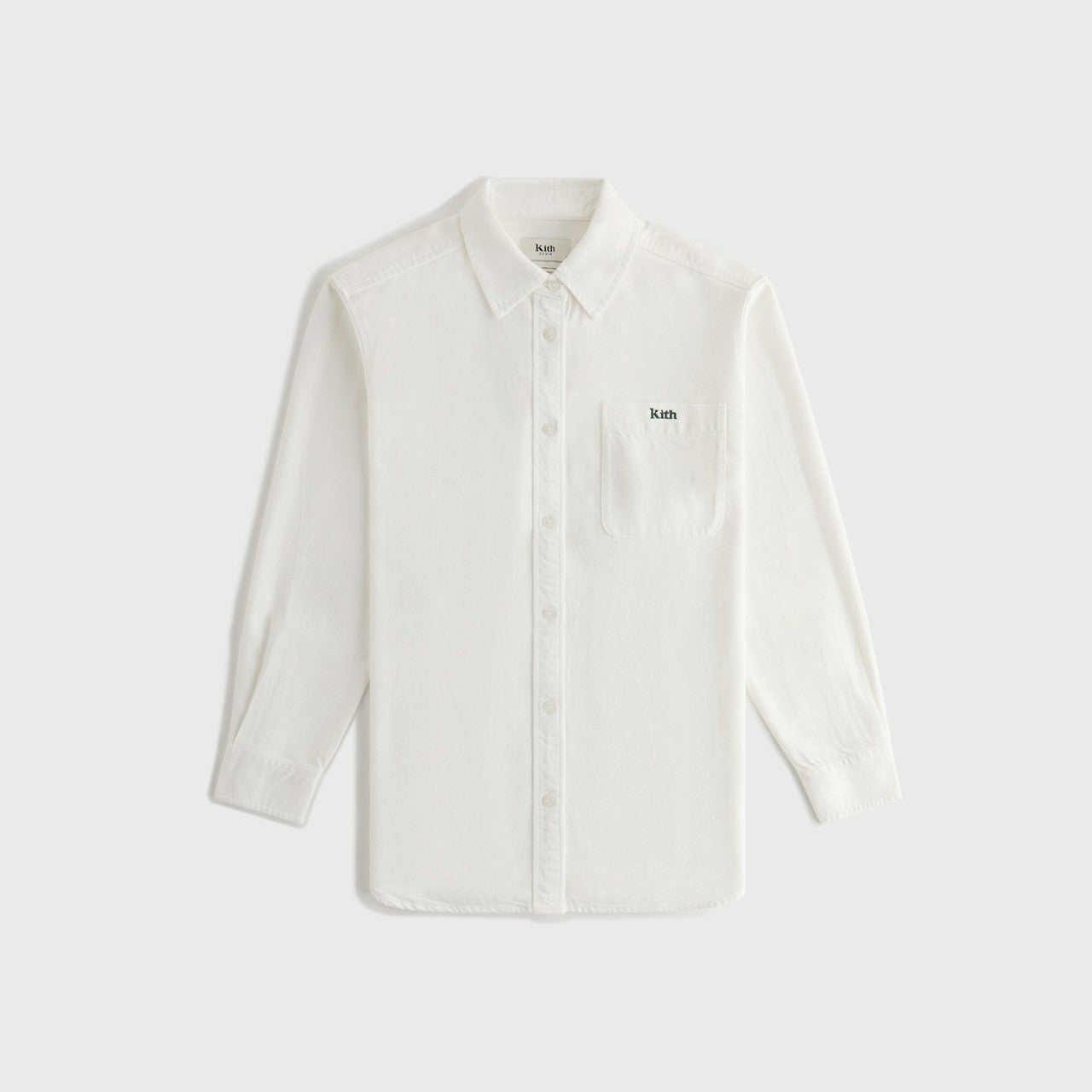 Women Kith Kith Women Ora II Denim Shirt - Putty Denim
