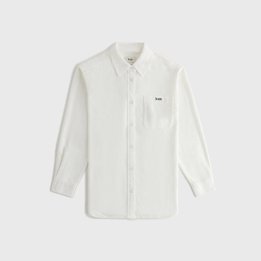 Women Kith Kith Women Ora II Denim Shirt - Putty Denim