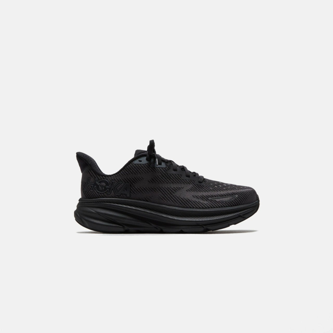 Men Kith Hoka Clifton 9 - Black