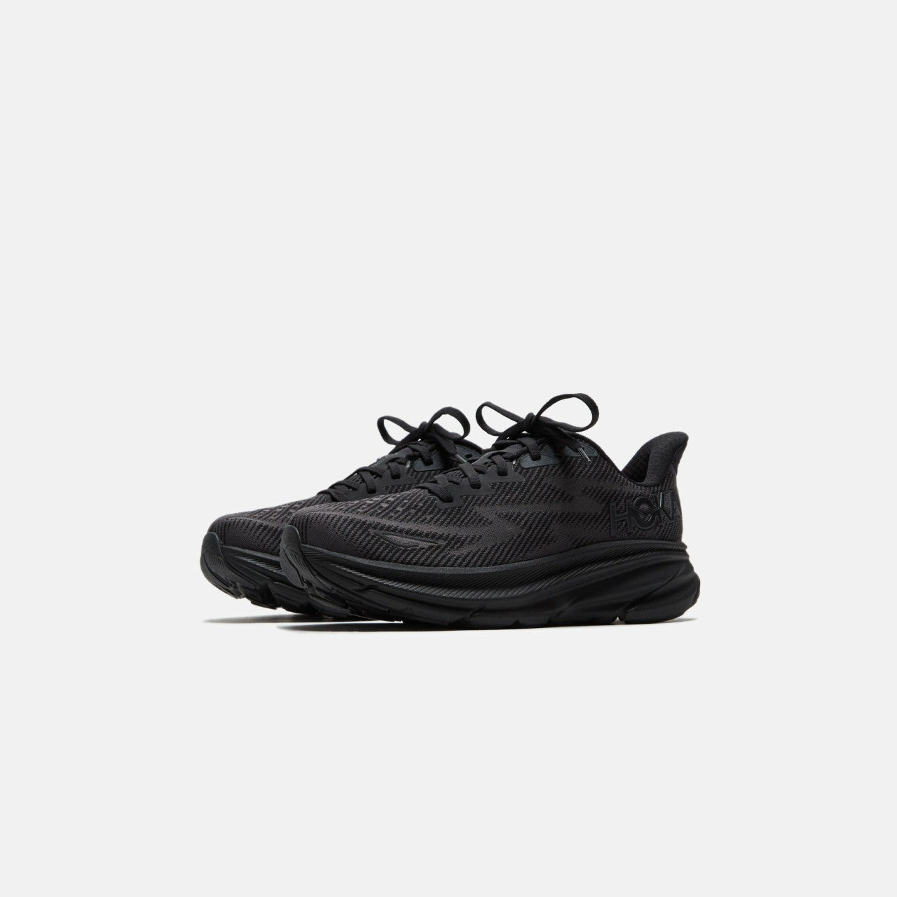 Men Kith Hoka Clifton 9 - Black