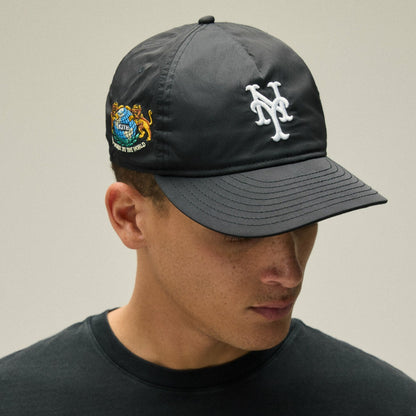 Men Kith Kith & New Era for the New York Mets Nylon 9FIFTY A-Frame - Black