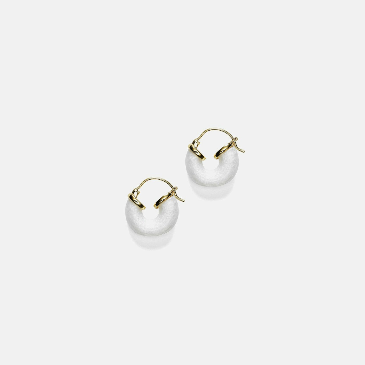 Women Kith Anni Lu Petit Swell Hoop - White