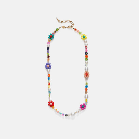 Women Kith Anni Lu Mexi Flower Necklace - Multi