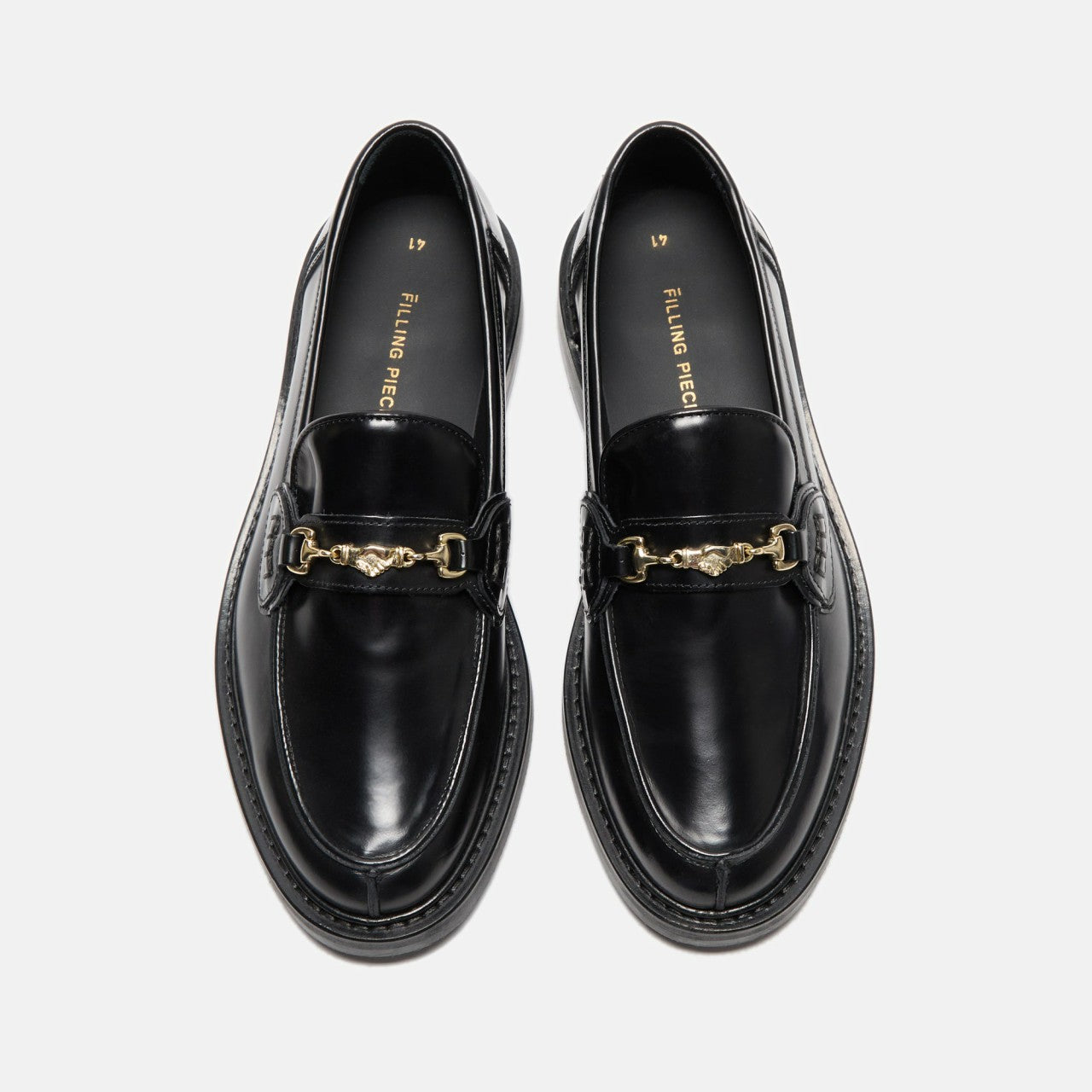 Men Kith Filling Pieces Loafer Polido - Black