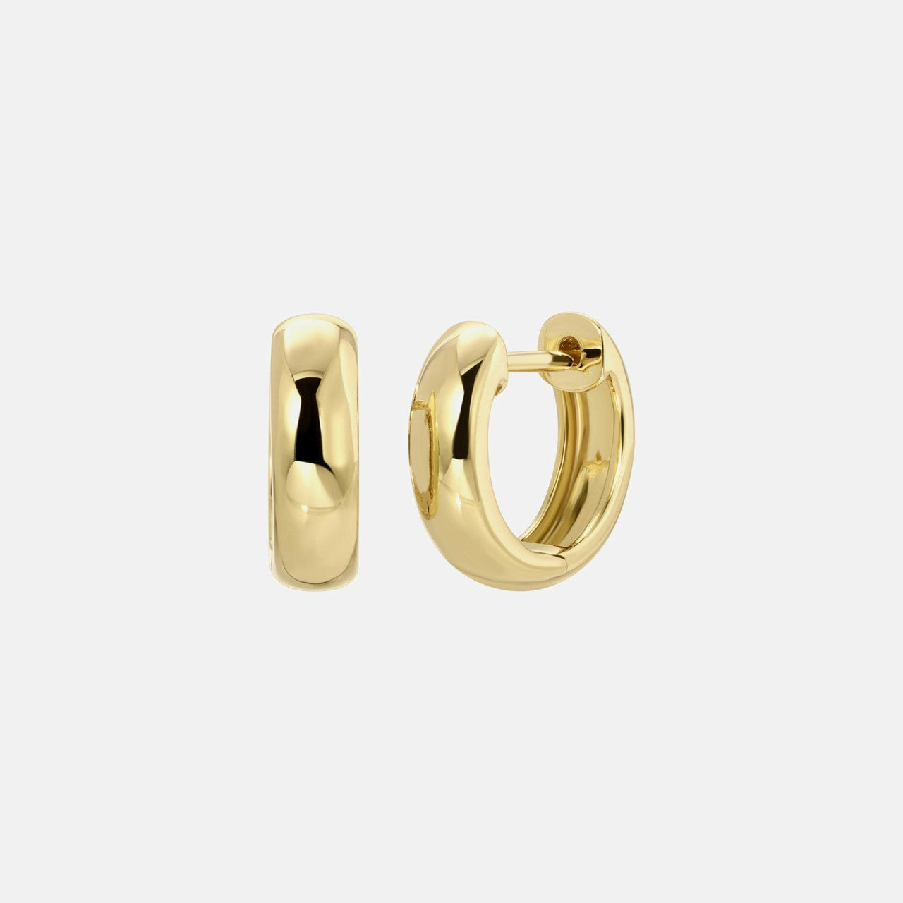 Women Kith Isa Grutman Mini Huggie Hoops 14K Gold - Yellow Gold