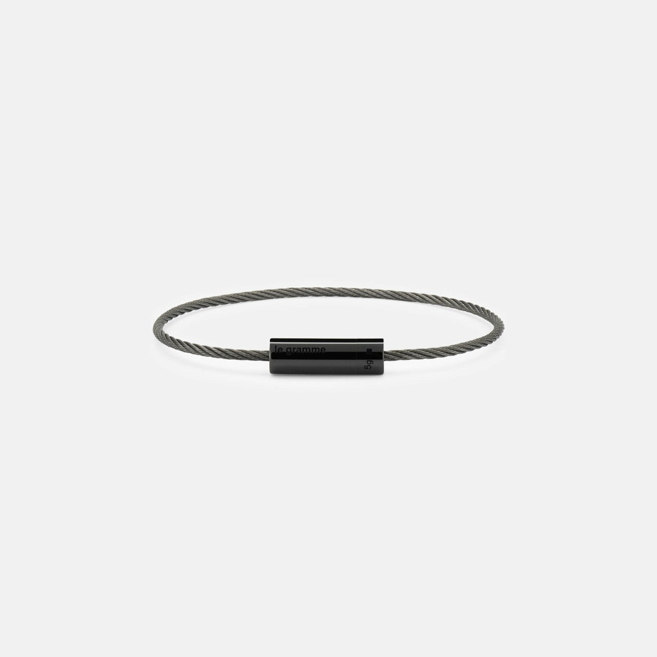 Men Kith Le Gramme 5g Polished Ceramic Cable Bracelet - Ceramic