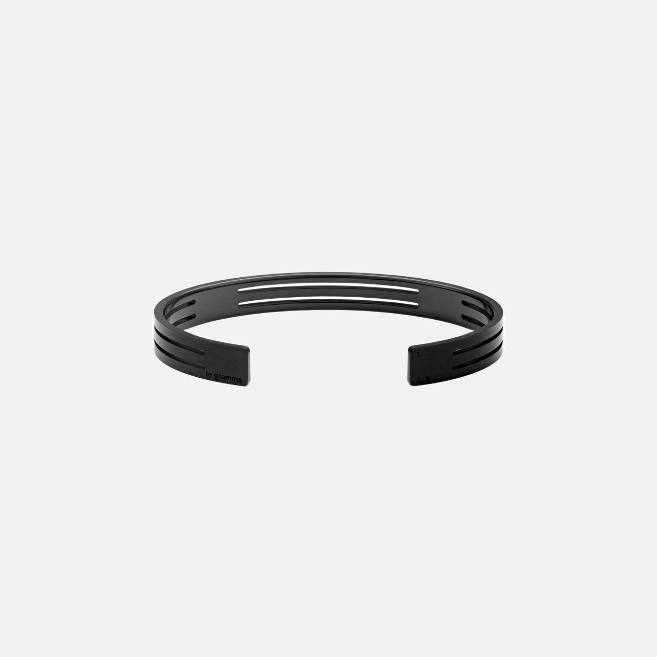 Men Kith Le Gramme 8g Punched Ribbon Bracelet - Silver