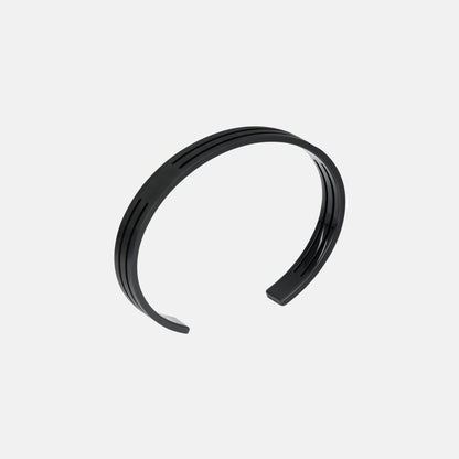 Men Kith Le Gramme 8g Punched Ribbon Bracelet - Silver