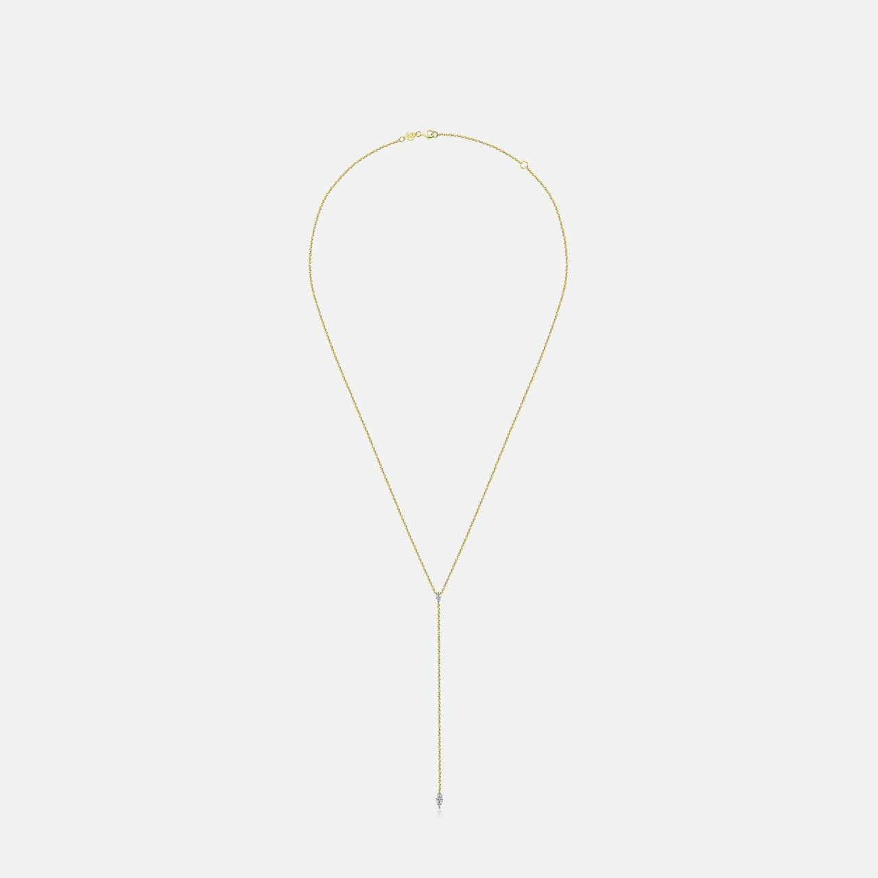 Women Kith Isa Grutman Marquis Lariat Necklace 14K Gold - Yellow Gold