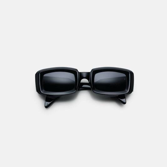 Women Kith Jacques Marie Mage Runaway Frame Jet Lens Dark Gold Hardware - Black