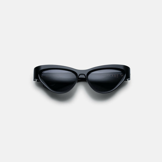Women Kith Jacques Marie Mage Slade Frame Jet Lens Dark Gold Hardware - Black