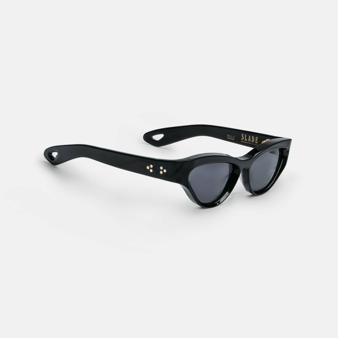 Women Kith Jacques Marie Mage Slade Frame Jet Lens Dark Gold Hardware - Black
