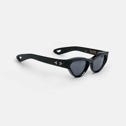 Women Kith Jacques Marie Mage Slade Frame Jet Lens Dark Gold Hardware - Black