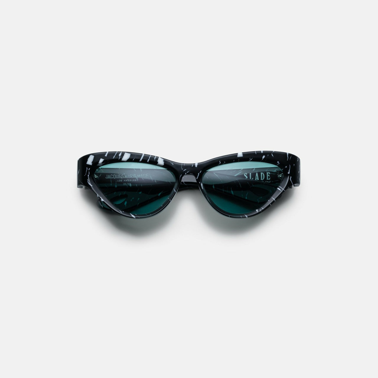 Women Kith Jacques Marie Mage Slade Marble Frame Seagreen Lens Silver Hardware -