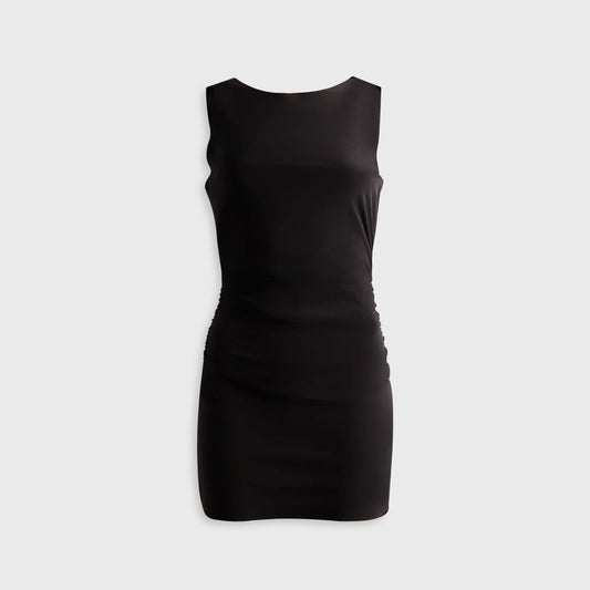 Women Kith Norma Kamali Sleeveless Pickleball Mini Dress - Black