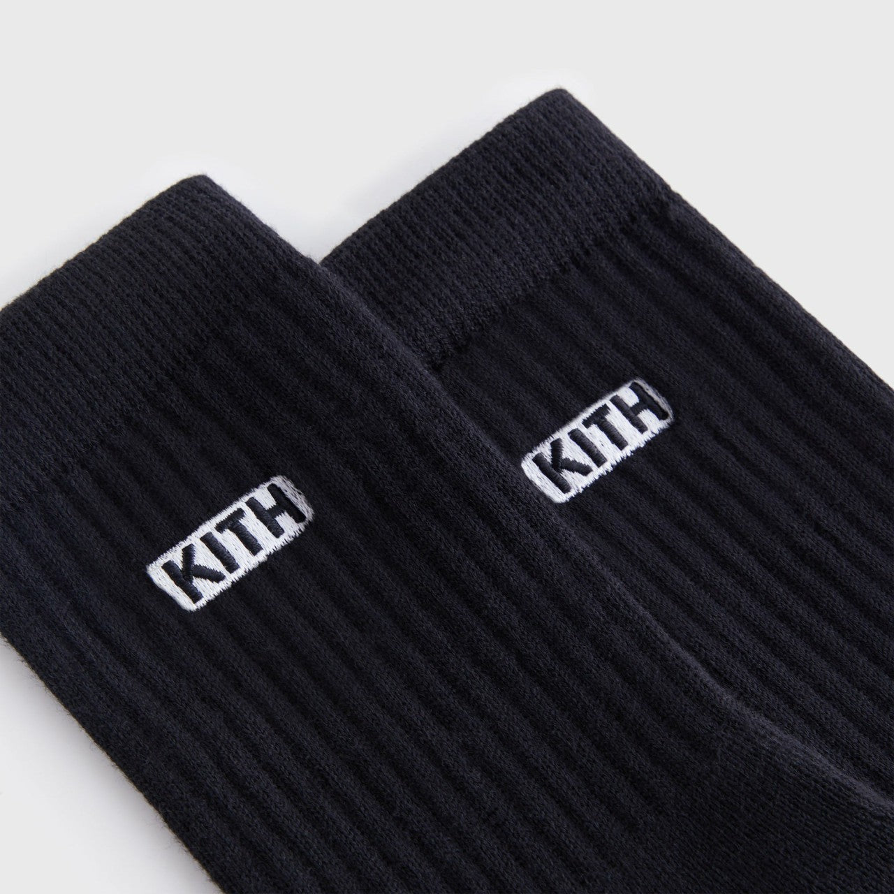 Kids Kith Kith Kids Classic Crew Socks - Black