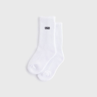 Kids Kith Kith Kids Classic Crew Socks - White