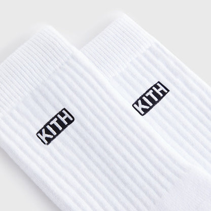 Kids Kith Kith Kids Classic Crew Socks - White