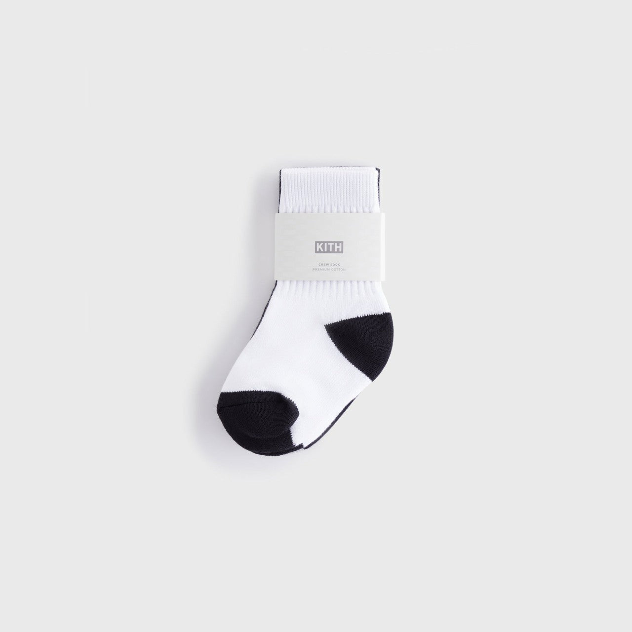Kids Kith Kith Baby Toddler Classic Crew 2-Pack Socks - White