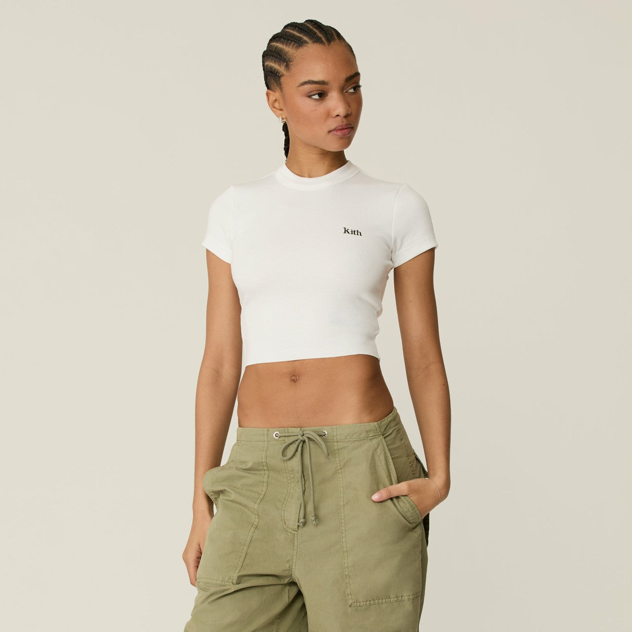 Women Kith Kith Women Mulberry Tee II - White