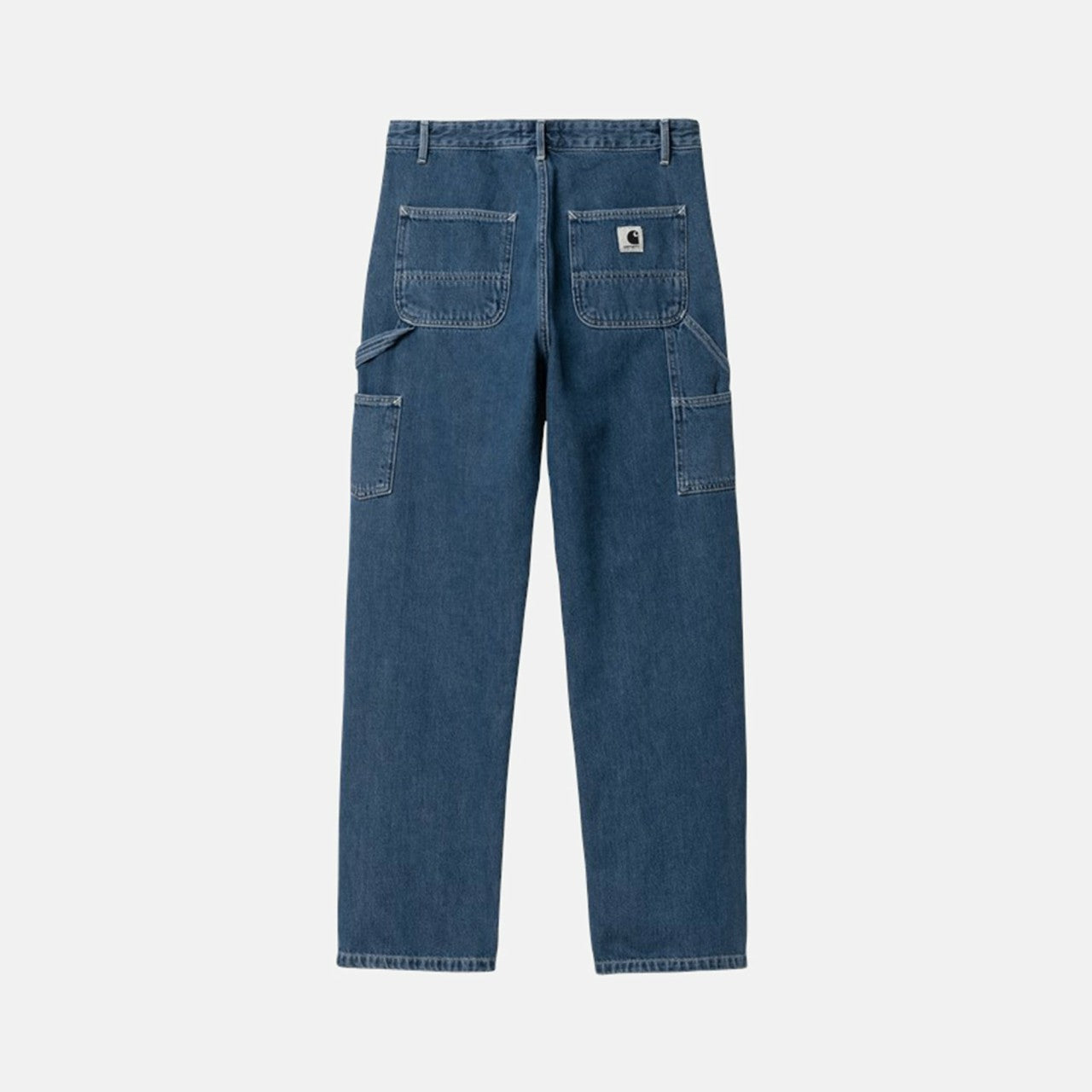 Women Kith Carhartt WIP W Pierce Pant Straight - Stone Washed Blue