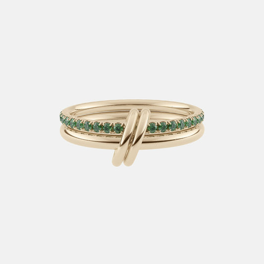 Women Kith Spinelli Kilcollin Ceres YG Emerald Ring - Gold