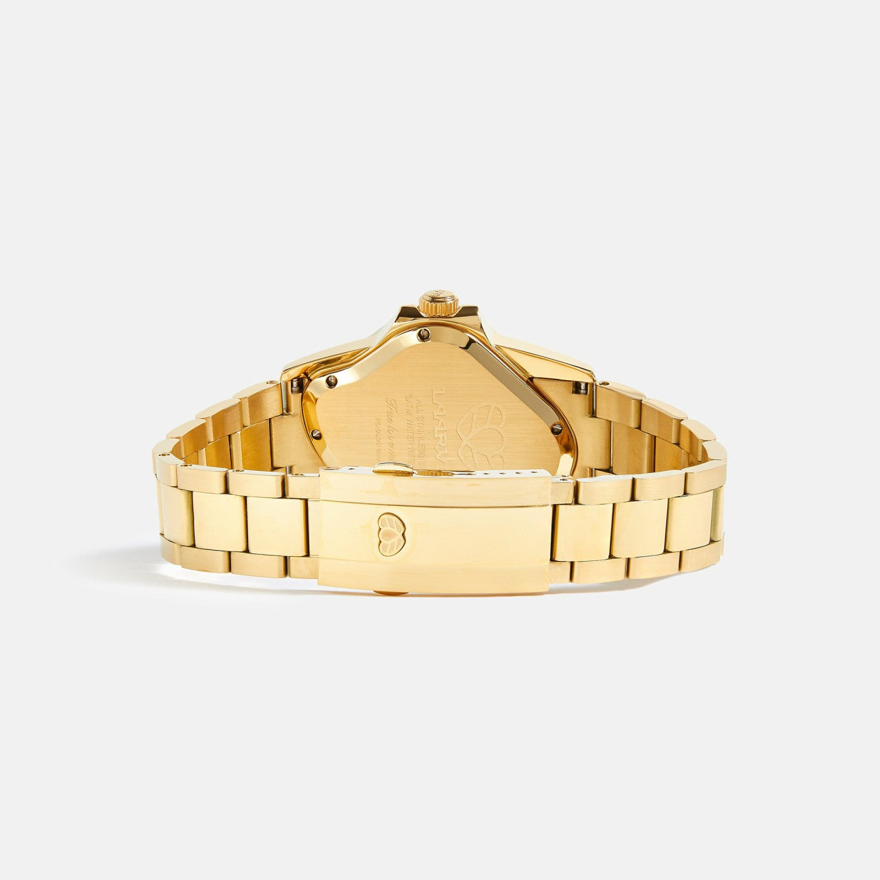 Men Kith LAARVEE Golden Precision Steel - Black Bezel / Black Dial