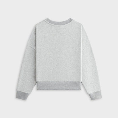 Kids Kith Kith Kids Long Sleeve Nelson Crewneck - Light Heather Grey