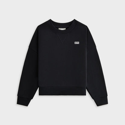 Kids Kith Kith Kids Long Sleeve Nelson Crewneck - Black