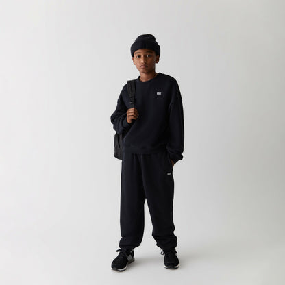 Kids Kith Kith Kids Long Sleeve Nelson Crewneck - Black