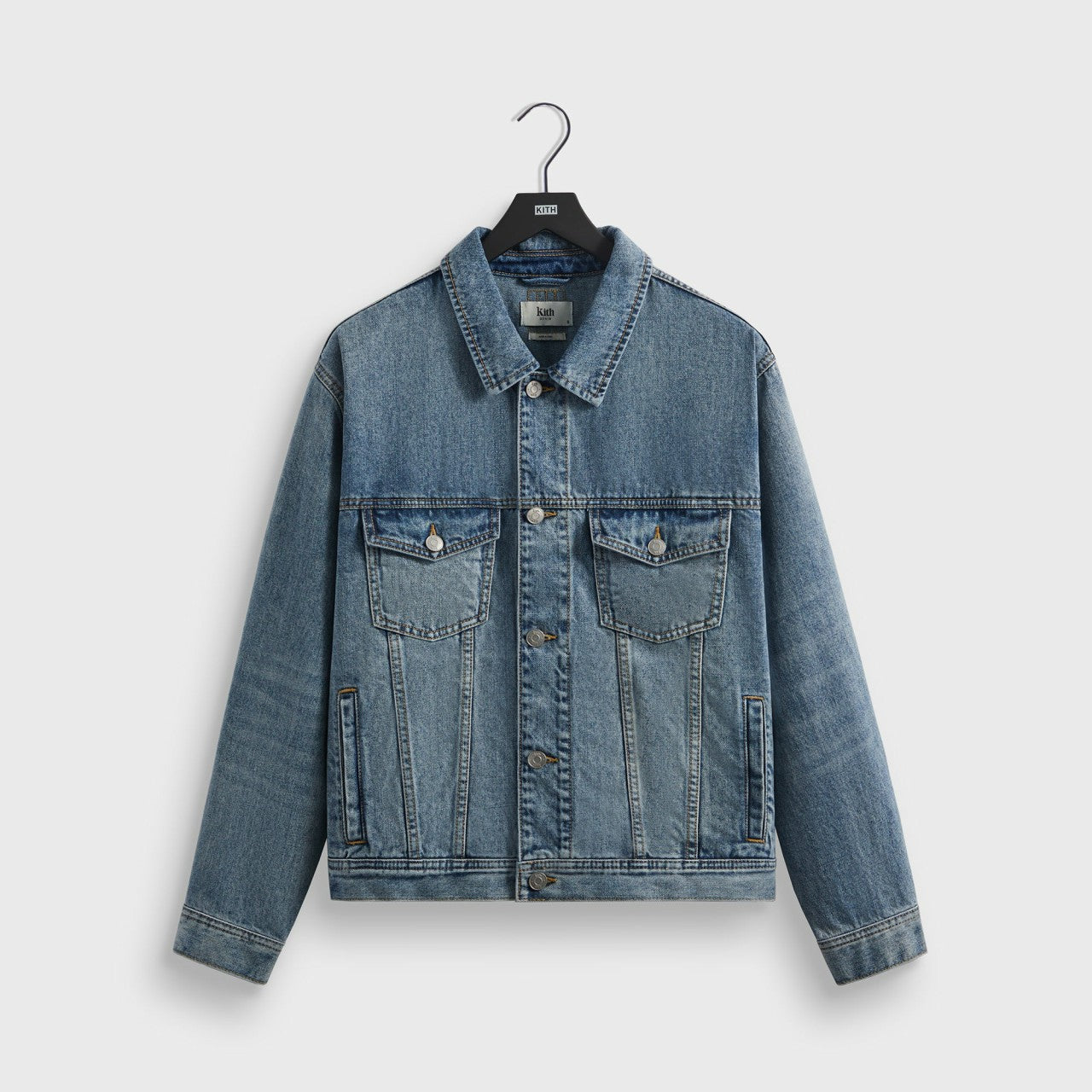 Men Kith Kith Centre Denim Jacket - Dark Indigo