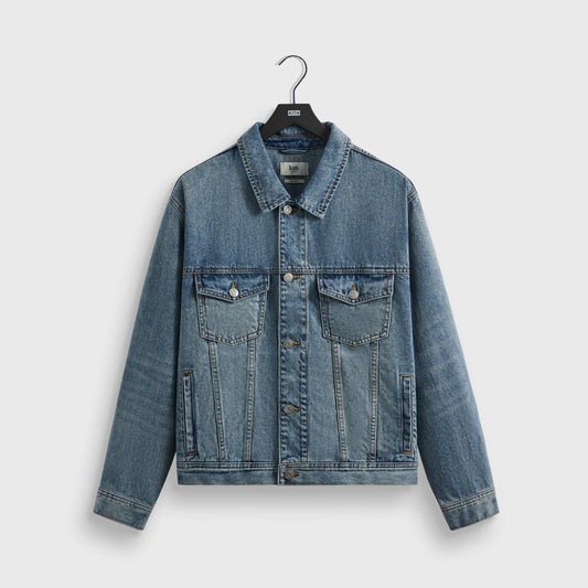 Men Kith Kith Centre Denim Jacket - Dark Indigo