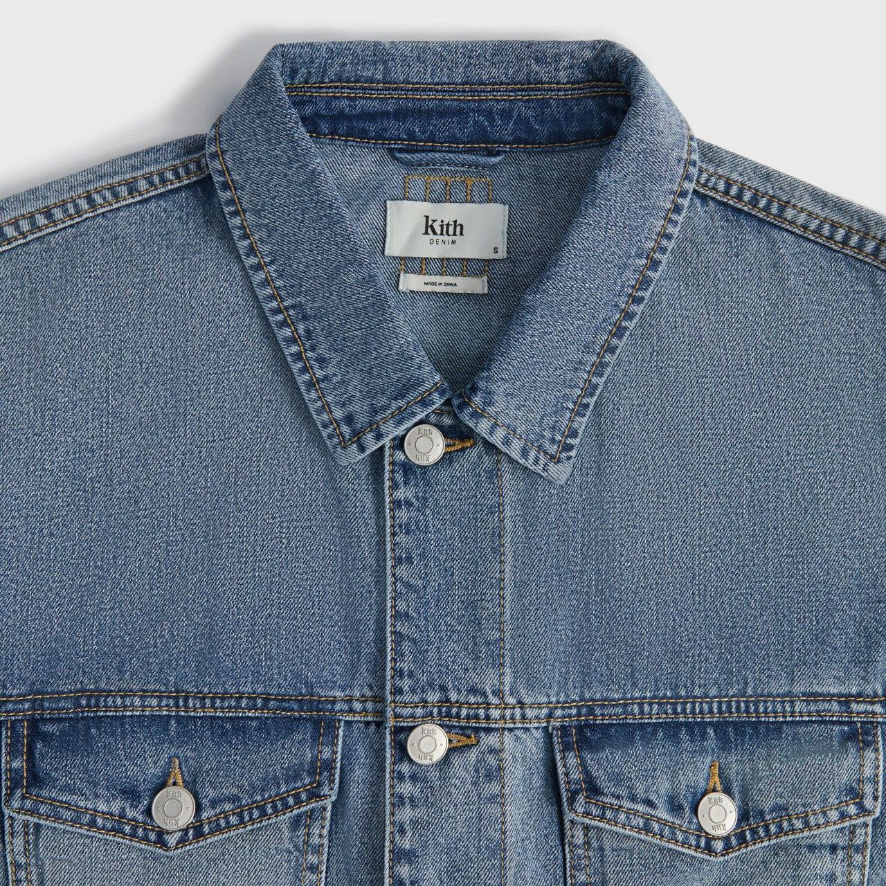 Men Kith Kith Centre Denim Jacket - Dark Indigo