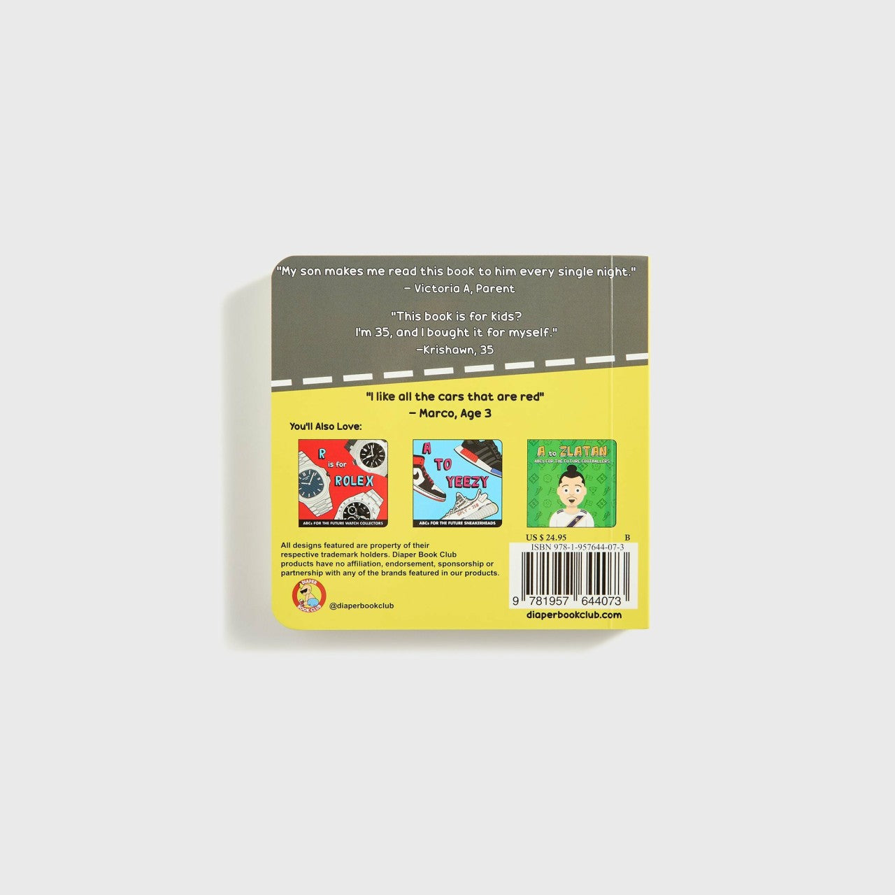 Men|Women|Kids Kith Diaper Book Club ABCs of Cars