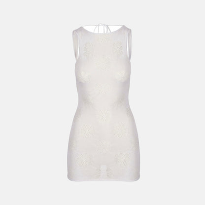 Women Kith Asta Resort Verona Mini Dress - Venetian White