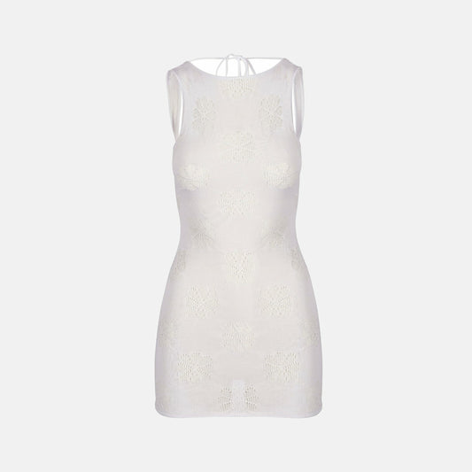 Women Kith Asta Resort Verona Mini Dress - Venetian White
