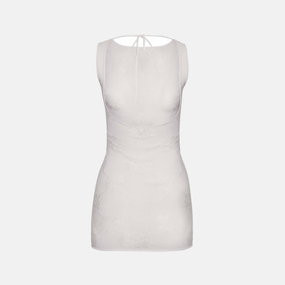 Women Kith Asta Resort Verona Mini Dress - Venetian White
