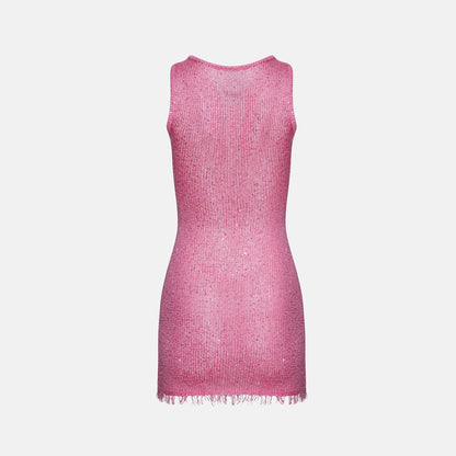 Women Kith Asta Resort Natlaia Dress - Azaelia Sequin Pink
