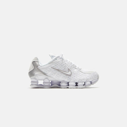 Men|Women Kith Nike WMNS Shox TL - White / Metallic Silver / Max Orange