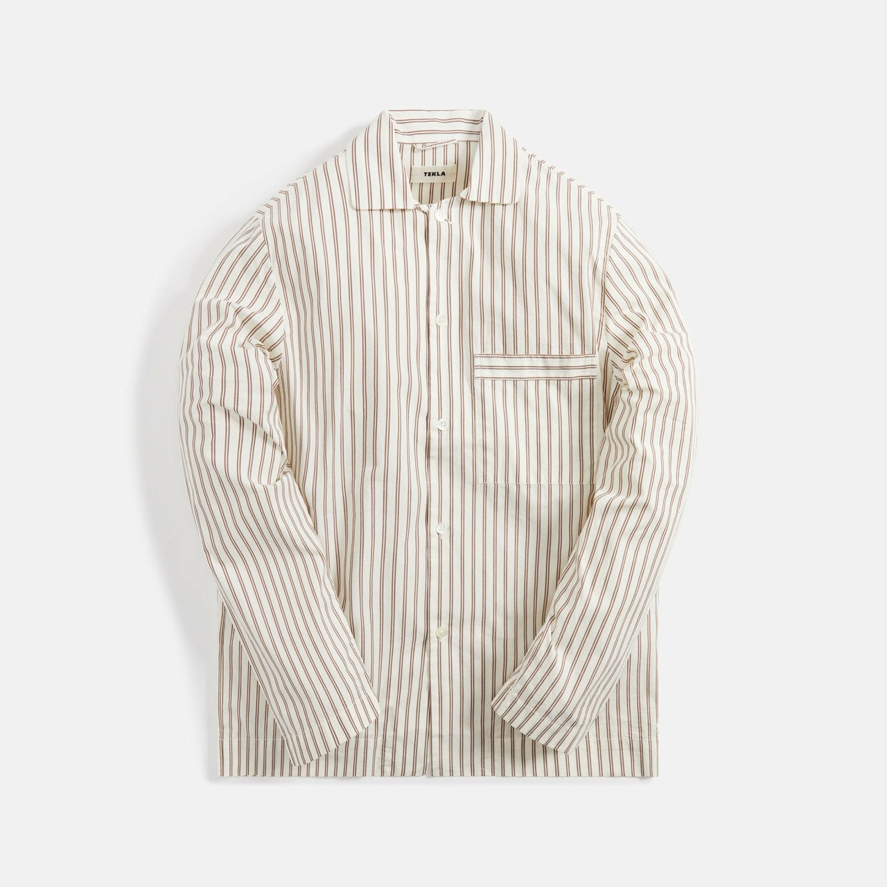 Men Kith Tekla Poplin Long Sleeve Pajama Shirt - Hopper Stripes