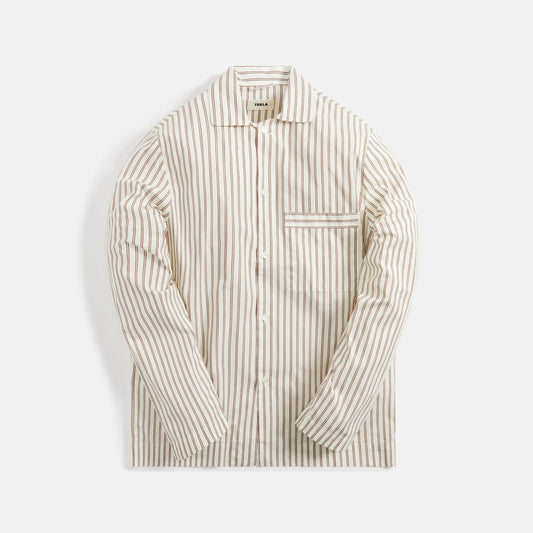 Men Kith Tekla Poplin Long Sleeve Pajama Shirt - Hopper Stripes