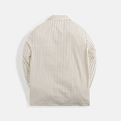 Men Kith Tekla Poplin Long Sleeve Pajama Shirt - Hopper Stripes