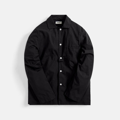 Men Kith Tekla Poplin Long Sleeve Pajama Shirt - Black