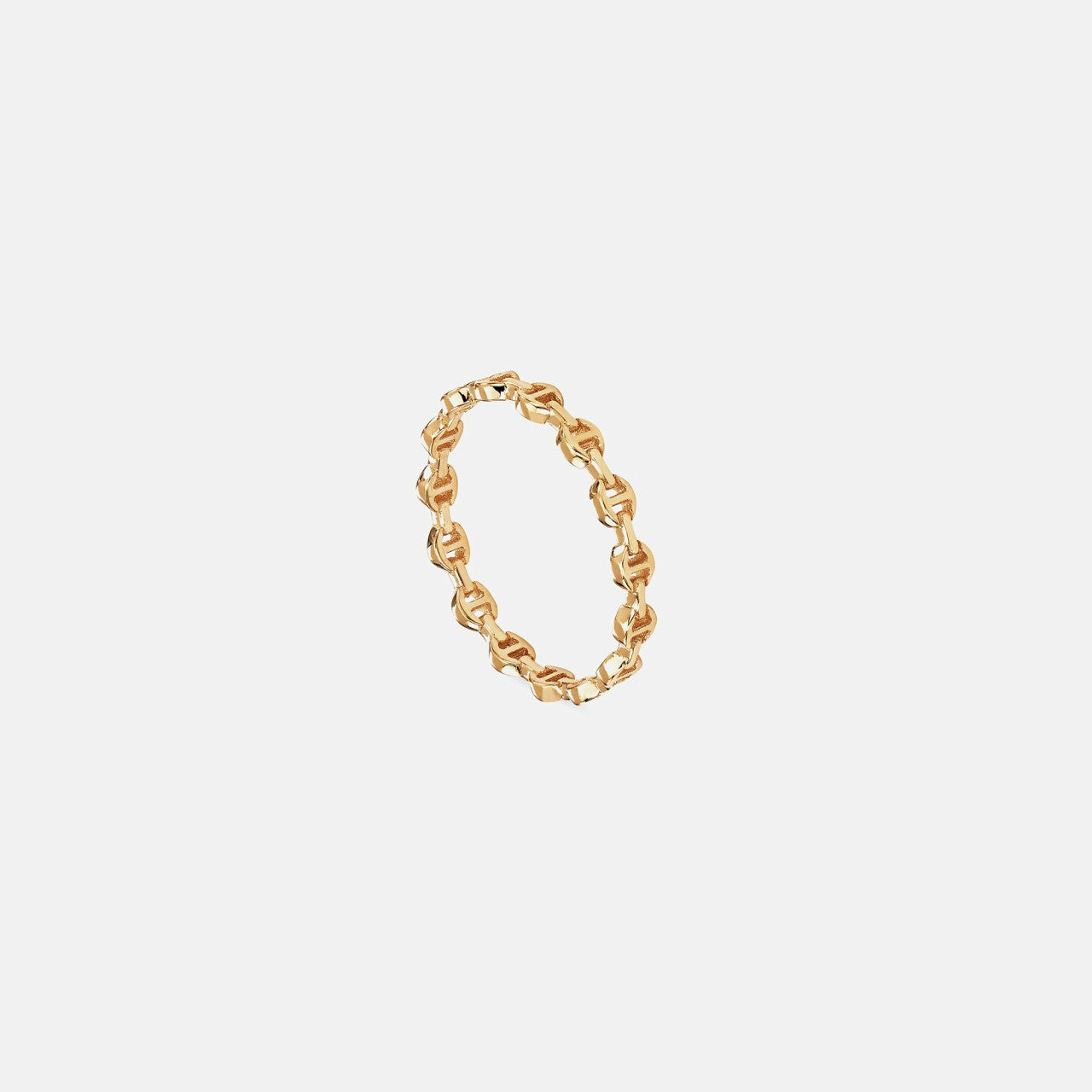Women Kith Hoorsenbuhs Micro Dame I Tri-Link Ring - Yellow Gold