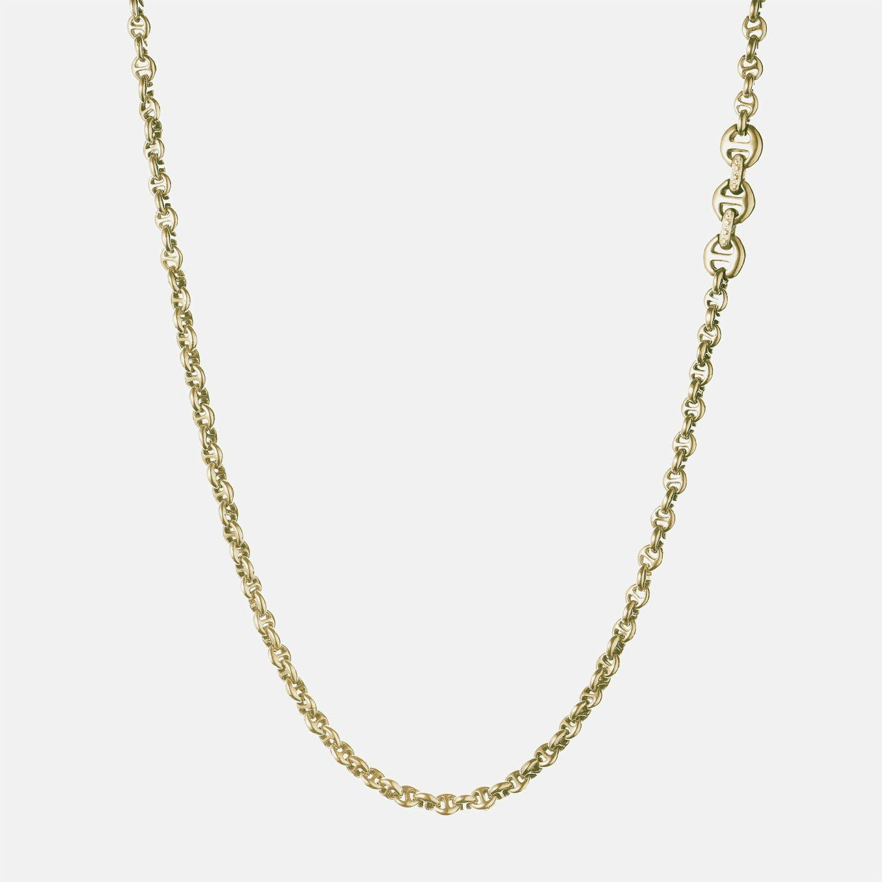 Women Kith Hoorsenbuhs 5MM Open-Link Necklace - Yellow Gold