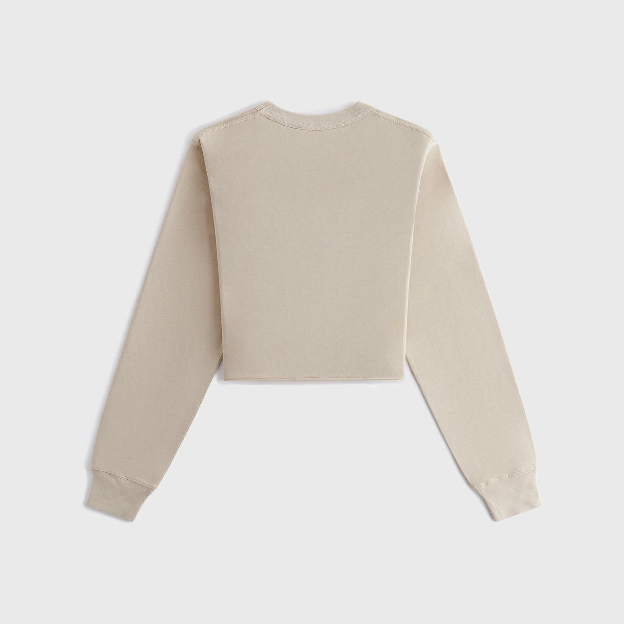 Women Kith Kith Women Lucy Cropped Long Sleeve II Tee - Bare