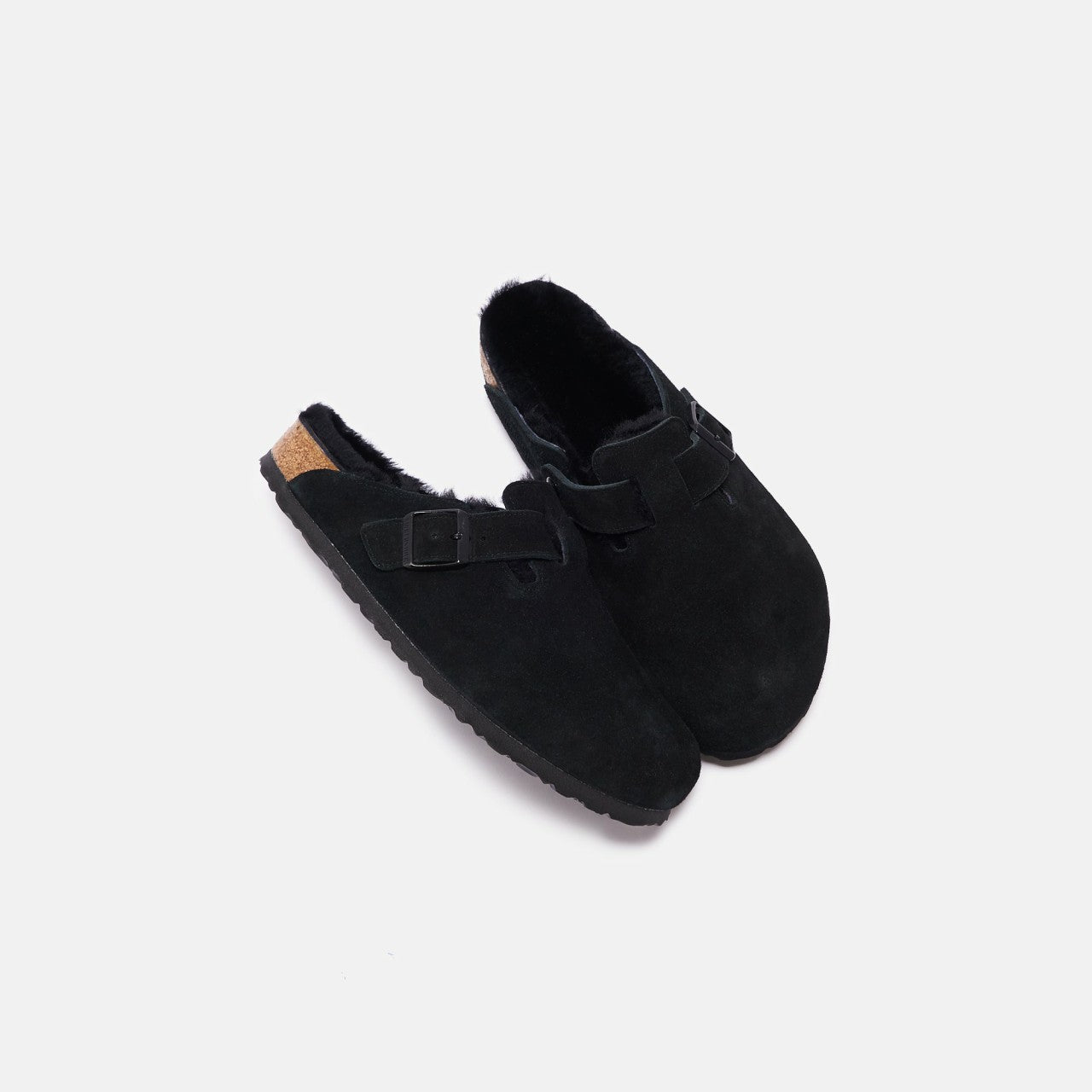Women Kith Birkenstock WMNS Boston Shearling - Black