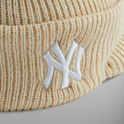 Men Kith Kith for the New York Yankees Visor Beanie - Sandrift